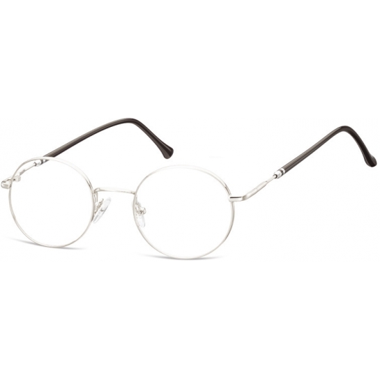 Lenonki okrągłe Okulary oprawki optyczne 926 srebrne